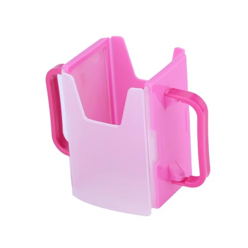 Adjustable Milk Box Holder Spill-proof Juice Box Container Reusable Drink Pouch Cup for Kids Toddlers Toddlers Sippy Cup Alternative Red