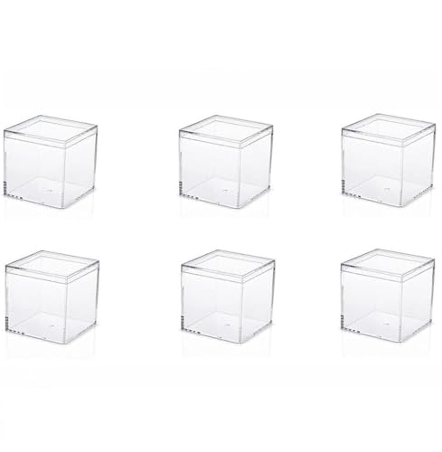 6pcs Mtg{bNX  AN LfB[ {bNX L[u P[X vX`bNP[X p[{bNX ANZT[  p[c r[Y[ lߑւe 7.5*7.5cm
