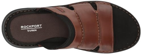Image of Rockport Men's Darwyn Slide Sandal, COACH BROWN, 7