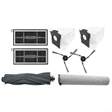 All-in-One-Zubehör für Mova S70 Roller S70 Pro Modell S70 Ultra inklusive Hauptbürsteneinheit, Seitenbürsten, Filter, Staubbeutel und feuchte Wischtücher