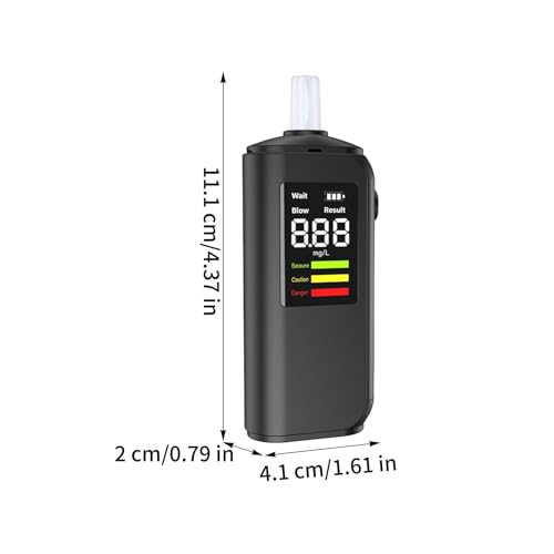 Éthylotest portable avec écran LED : testeur d'alcoolémie haute définition - 2