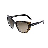 Prada PR 08VS 2AU8C1 Havana Plastic Cat-Eye Sunglasses Brown Lens