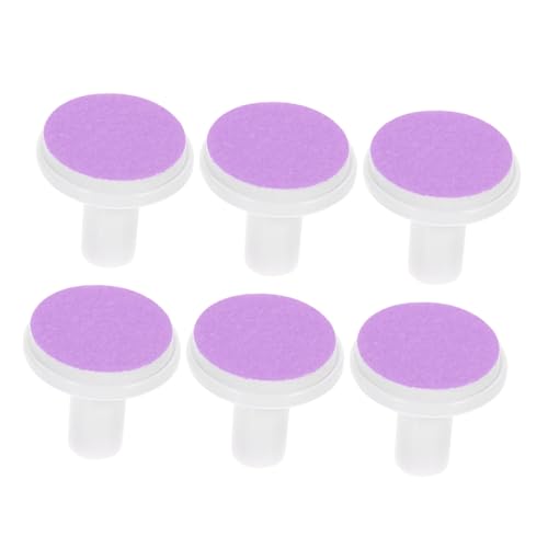 PLAFOPE 6pcs Electric Nail Grinder Pads for Baby Nail Trimmer Newborns Toddlers Replacement Cushions Quick Effortless One-Button Operation