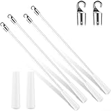 Construction en fibre de verre : fabriquées à partir de fibre de verre robuste, ces tringles à rideaux sont conçues pour résister à une utilisation régulière, une performance durable pour vos traitements de fenêtre.