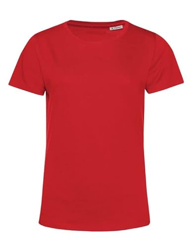 B&C Collection TW02B Women's #Organic E150 Tee - RED - X-Large