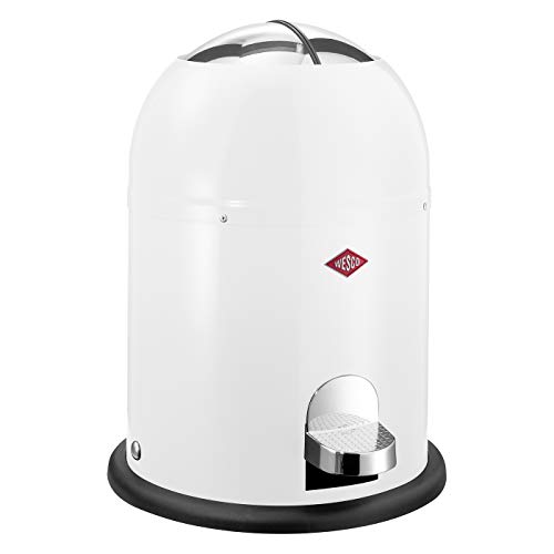 WESCO Mini Master Abfalleimer 6 L, Weiß