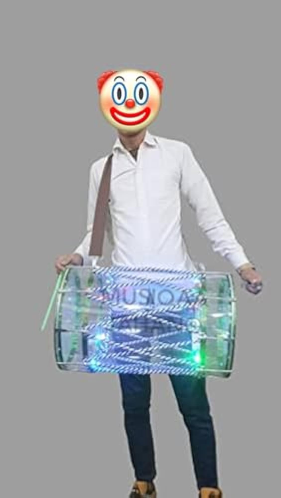 Bhangra Dhol with Disco Light, All Accessories