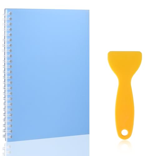 A5 Sticker Collecting Album with Spatula, Reusable Sticker Book for Adults - 8.3 x 5.8 - Storage Book Labels Collection Accessories