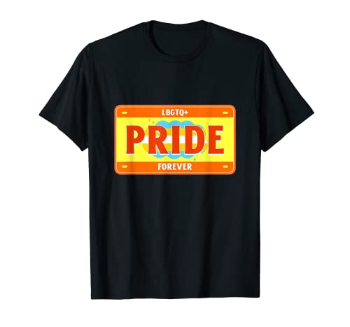 LGBTQ+ Forever LGBT Bandera Gay Pride Mes Rainbow Lesbiana Camiseta