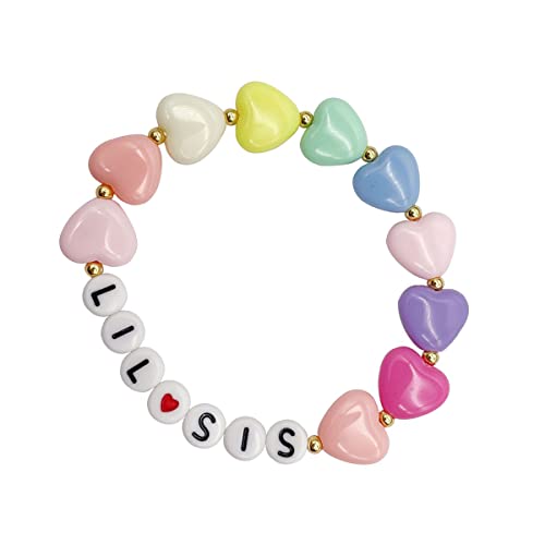 Image of Big Sister Gift - Big Sis Bracelet - Toddler Girls Jewelry - Sister Announcement
