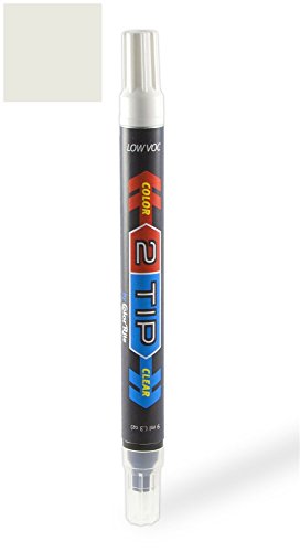 ColorRite 2Tip for Volkswagen Passat Automotive Touch-up Paint - Reflex Silver Metallic Clearcoat LA7W/8E - Color-and-Clearcoat Package