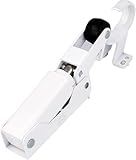 Amig - Retenedor de puerta - Cierre Hidráulico de Puerta - Fabricado en Aluminio - Medidas: 108 x 32 mm - Ideal para freno, tope o amortiguador de puertas - Color: Blanco - Peso Máximo 40 kg