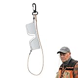 Fly Fishing Magnifying Glasses - Clip-on nose, Magnetic Release and One-Handed Use. 8295