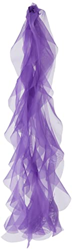 Chiffon Curly Chair Sashes - 32" | Purple | Pack Of 1 #TOP1