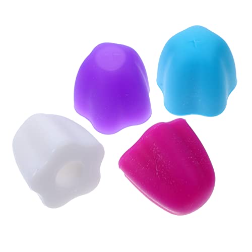 minkissy Toothpaste Caps for Boys and Girls 4 Pack Easy-to-use Silicone Covers No Mess Design