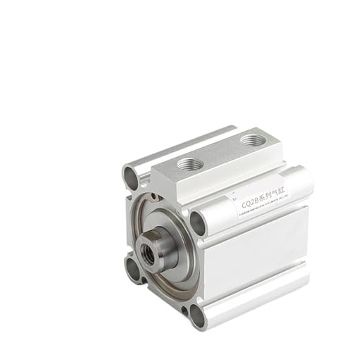 Vérin compact double effet CQ2B80 non magnétique mince pour guidage machine - 4