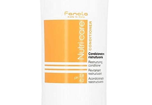 Fanola Nutri Care Restructuring Conditioner 33.8 oz - Deep Protein Conditioner for Dry, Damaged, or Chemically Treated Hair - Hydrating & Moisturizing Conditioning Formula for Soft and Silky Hair