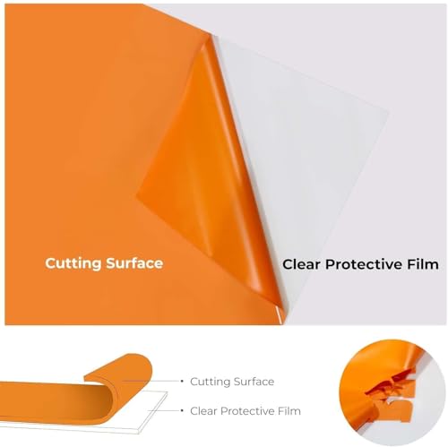 Image of Smart Adhesive Vinyl Permanent CRI-Cut Joy Film: 5.5 X 12 in (36 Packs) Craft Transfer Vinyl Film Plotter Set for Laptops, Phones, Walls