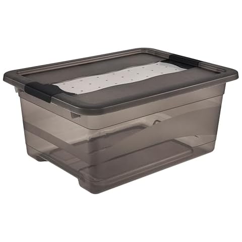 keeeper 12 L Transparent Storage Box with Lid Cover