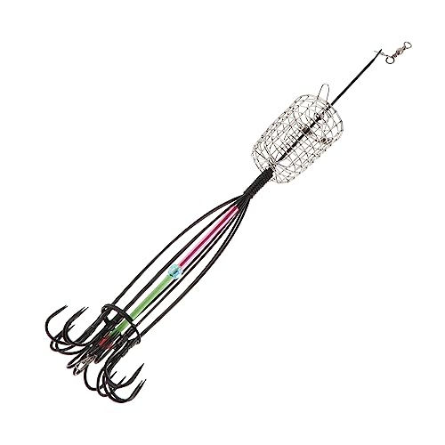 Happyyami 1Pc Portable Fishing Bait Cage Lightweight Fishing Basket for Outdoor Fishing Activities Durable Bait Release Mechanism for Catching Fish and Crawfish