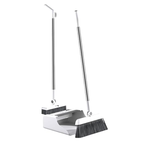 Juego De Escoba Y Recogedor | Herramientas De Barrido Y Limpieza 3 Piezas - Escoba con Recogedor,para El Hogar Y La Casa, Apartamento, Interior Y Exterior, Suelo, Dormitorio,