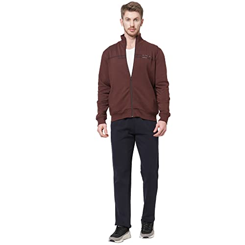 Image of Sweet Dreams Mens Fleece Solid Track Pant Pack of 1 (MP-1501GVCOEO Navy Blue 5XL)