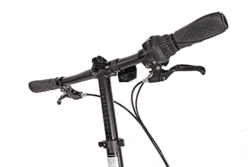ZiZZO Campo 20 inch Folding Bike with 7-Speed, Adjustable