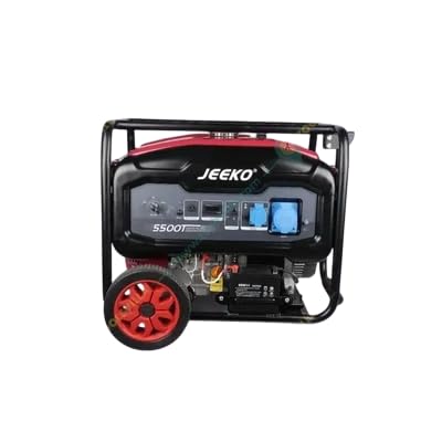 JEEKO JK5500E 5.5 KVA Electric Start Portable Petrol Generator | Fuel Efficient Backup Generator for Home, Office, Shops and Outdoor Applications-image-23