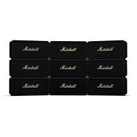 Marshall Middleton Portable Bluetooth Speaker - Rugged Waterproof/Dust-proof Design | Loud Stereo Sound, Deep Bass | Compact and Wireless for Travel and Outdoors - Black and Brass — image 8
