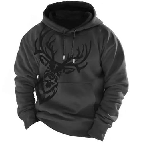 Sweat à capuche homme impression 3D tissu doux anti-transpiration