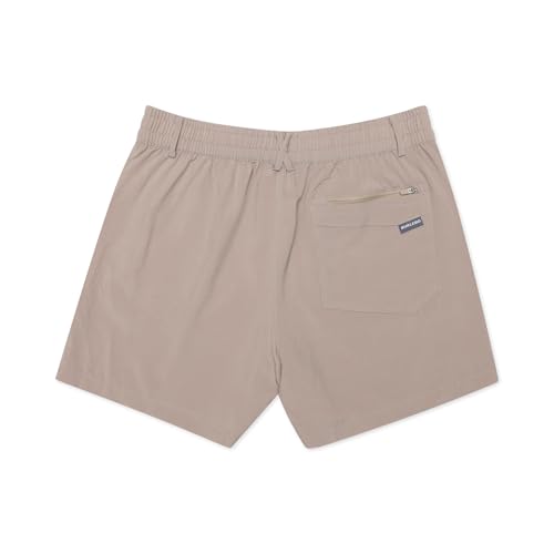 Image of River Rock Grey Everyday Shorts - Deer Camo Pockets