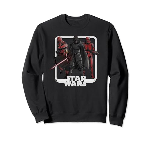 Sweatshirt Star Wars Kylo Ren et les Chevaliers de Ren imprimé noir