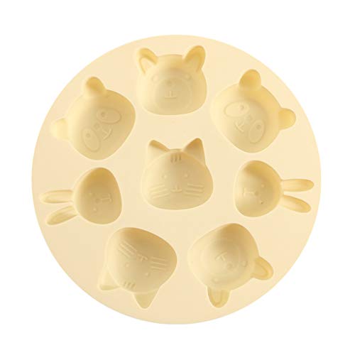 7 Cavity Cartoon Silicone Mold Ice Cream Fondant Cake Cookie Baking Tool Baking Tools and Accessories