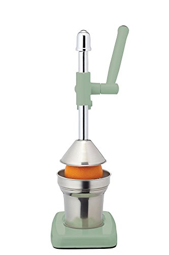 KitchenCraft Living Nostalgia Heavy Duty Lever-Arm Manual Orange Juicer - English Sage