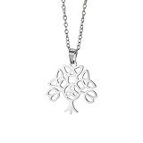 Genérico Collar de nudos celtas para mujeres collares colgantes celtas del árbol de la vida joyería vintage de talismanes