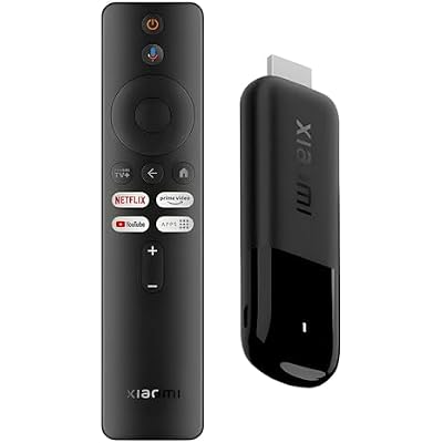 Xiaomi TV Stick 4K (2nd Gen) Streaming Media Player Device Google TV Cast Dolby Vision HDR10+ Atmos Dual Band Wi-Fi 6 with 360 Bluetooth Voice Remote Control