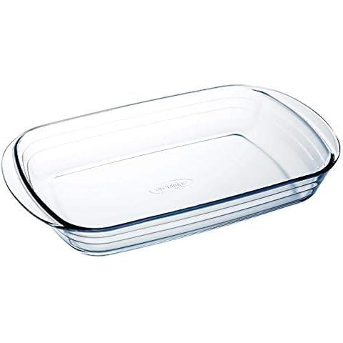 Ôcuisine Arcuisine RECT Fuente Rectangular 35X22 Cm 2,4 L, 3.55 cm Cover