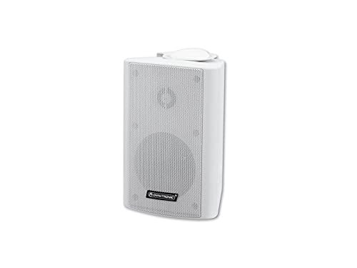 Omnitronic Wps-4W Pa Enceinte Murale Blanche pour Sonorisation Fixe 100V - 2