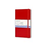 Material: papel Moleskine S30345 - Cuaderno de bocetos (tamaño grande, tapa dura), color rojo