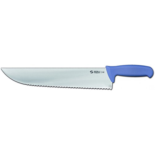 Sanelli Ambrogio Precitato Affettare Blu Coltello, seghettato cm 36