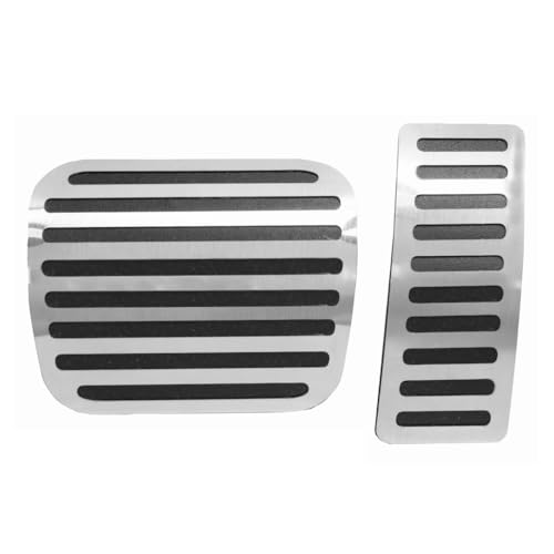 Pedaleira lisa Aço Inox compatível com Volkswagen Polo 2018/... Automático