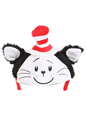 Dr. Seuss Cat in the Hat Face Costume Headband for Adults and Kids Standard