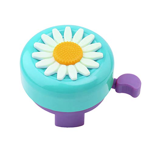 Paliston Kid's Bike Bell, Bicycle Bell for Girls, Bike Horn, Toddler Bike Bells (Blue & Purple)