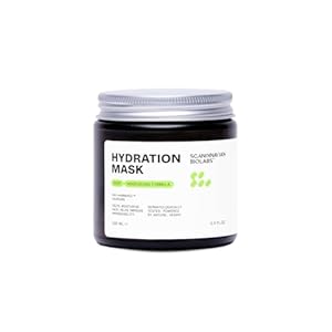 Scandinavian Biolabs Hydration Mask | Deep Moisture, Enhances Shine, Frizz & Damage Control, Immediate Hydration, Plant-Based Oils Blend, Suitable for All Hair Types, 100 mL/ 3.4 Oz