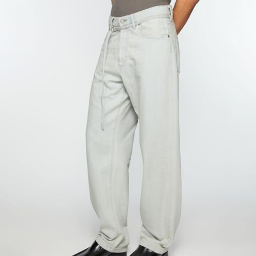 Men's Y2k Hip Hop Jeans Mid Rise Baggy Straight Leg Skater Denim Pants Vintage Loose Fit Trousers Streetwear2