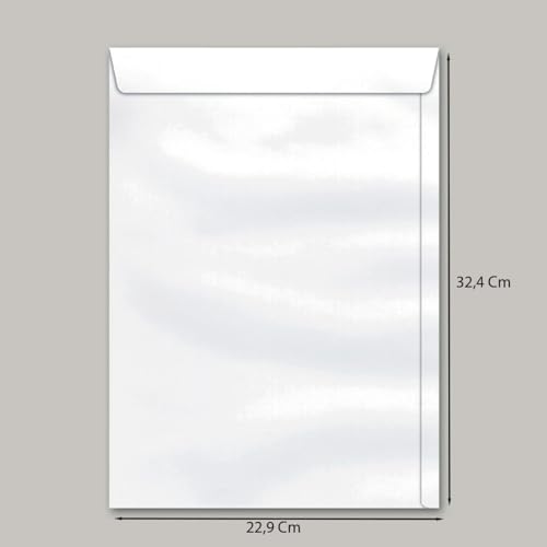 Envelope A4 Branco 229 x 324 mm 22x 32 250 Unidades Volunder