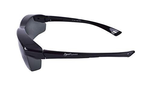 Polarized Over Glasses Sunglasses That Go Over Wide Specs. Mens & Womens. Black3