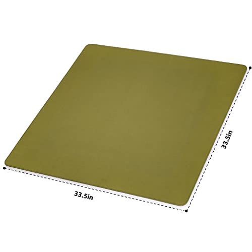 Yellow Mountain Imports Tischauflage für Mahjong, Poker, Kartenspiele, Brettspiele, für alle Spielsteine und Dominosteine - Grün, 85 Zentimeter