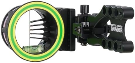 Spot Hogg Grinder MRT with Micro Adjust | 5 Pin Bow Sight | Right/Left Handed | Pin Size .01/.019/.029 | Made in The USA