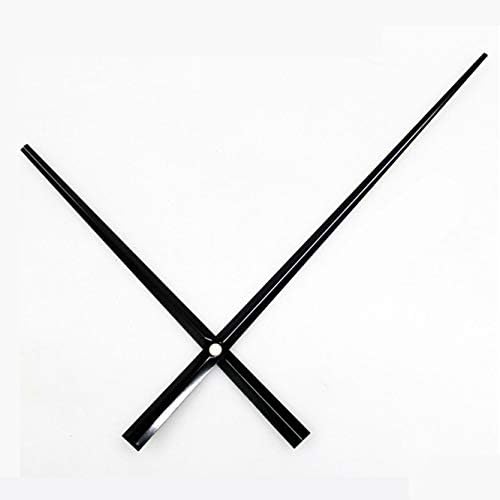 Clock Parts & Accessories 25 Sets Large Long Metal Pointer Wall Clock Hands Black Silver Gold Clock Hands Needles Home DIY Clock Replacement Accessories - (Color: Black)